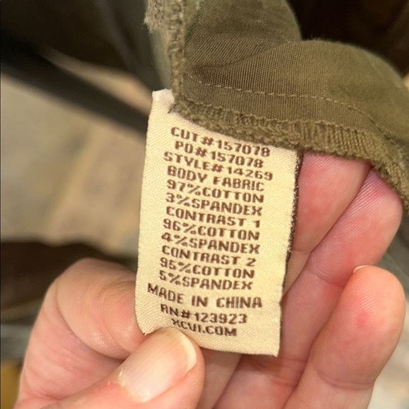 NWT XCVI Khaki Hooded Utility Jacket size medium cool features! - Picture 8 of 12